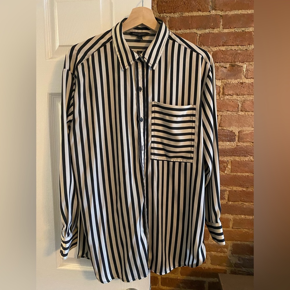 Banana Republic Silky Oversized Shirt